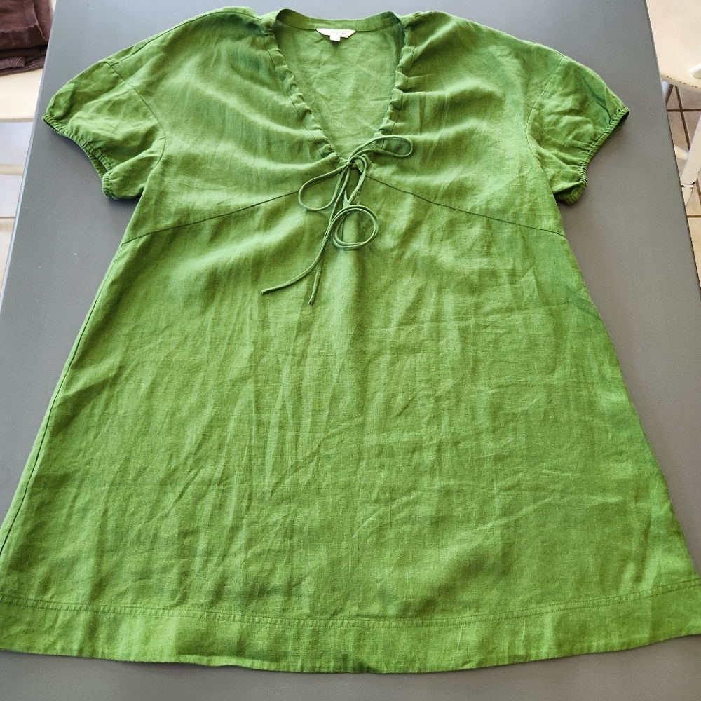 Banana Republic Green Mini Dress